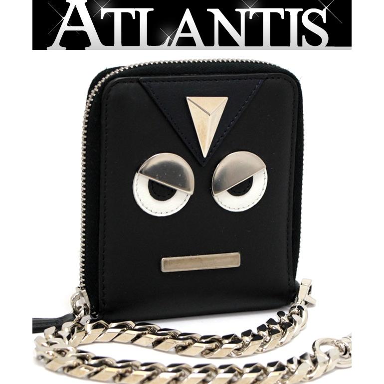 美品 フェンディ FENDI モンスター ジップウォレット ウォレット