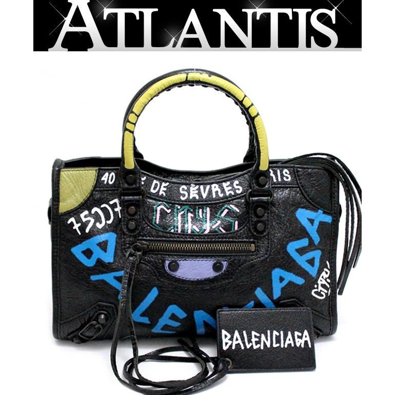 バレンシアガ BALENCIAGA ミニシティ グラフィティ ハンドバッグ