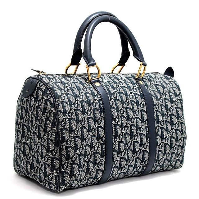 ディオール Christian Dior ヴィンテージ トロッター ミニボストン