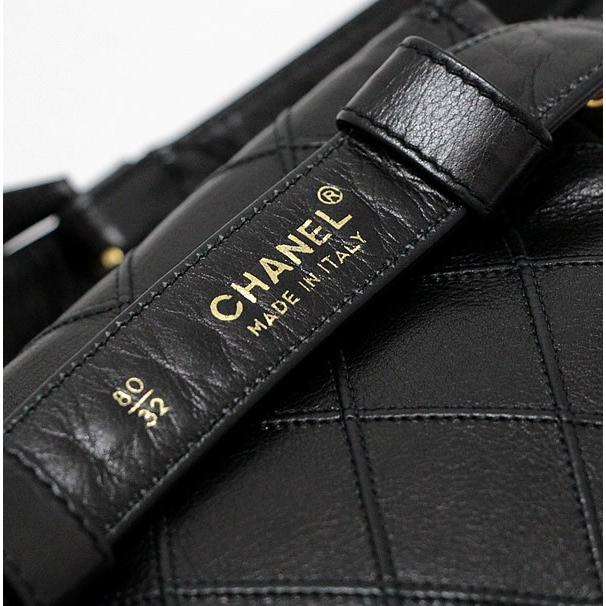 シャネル CHANEL マトラッセ ピコローレ ウエストポーチ ラム 黒