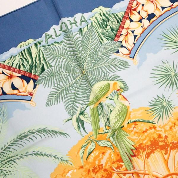 エルメス HERMES カレ90 大判スカーフ ALOHA アロハ マルチカラー