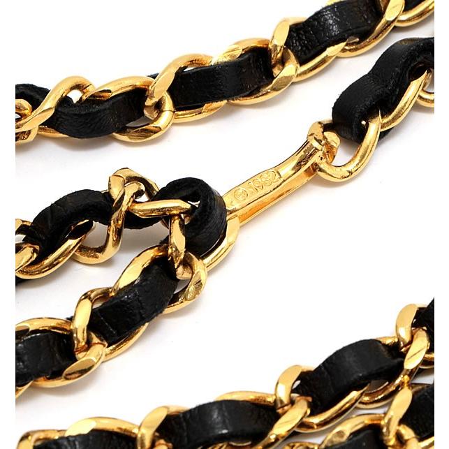 シャネル CHANEL ヴィンテージ ココマーク チェーンベルト ゴールド