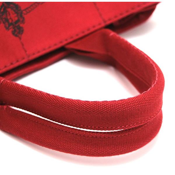 プラダ PRADA カナパM トートバッグ キャンバス 赤 レッド 【65124】 |  | 05