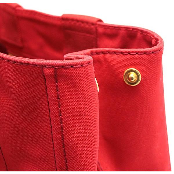 プラダ PRADA カナパM トートバッグ キャンバス 赤 レッド 【65124】 |  | 06