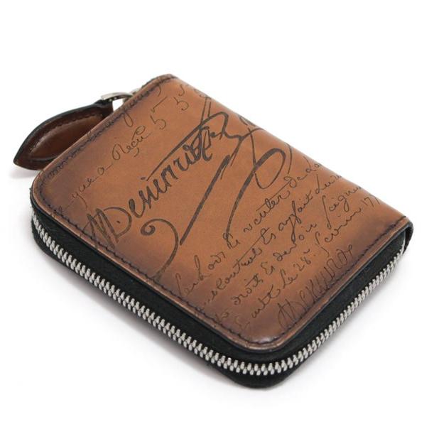 極美品 ベルルッティ Berluti カリグラフィ ワパ ラウンド