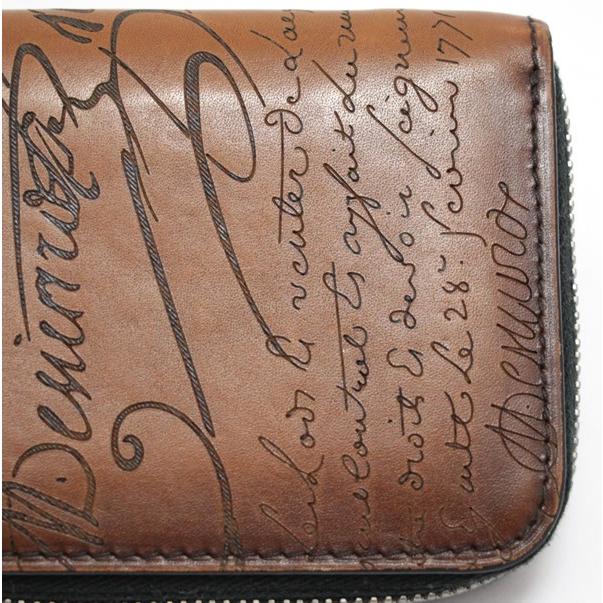 現行モデル　極美品　ベルルッティ　ワパ　ケース　カリグラフィ　ブラウン 現行モデル 極美品 ベルルッティ ワパ コインケース