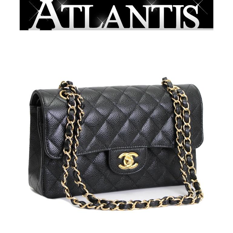 未使用 シャネル CHANEL マトラッセ23 Wフラップ チェーンショルダー 