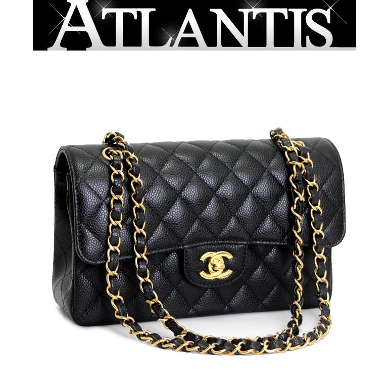 極美品 シャネル CHANEL マトラッセ23 Wフラップ チェーンショルダー 