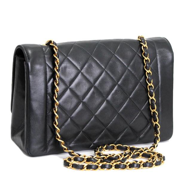 シャネル CHANEL ダイアナフラップ マトラッセ25 チェーンショルダー