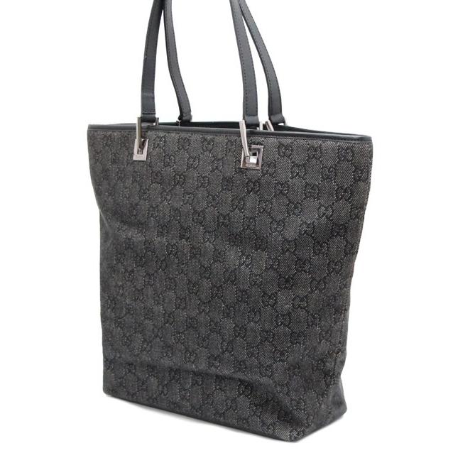 【良品】GUCCI グッチ GG柄 トートバッグ 美品 グッチ GUCCI GG柄 バケツ型 トートバッグ キャンバス レザー 黒