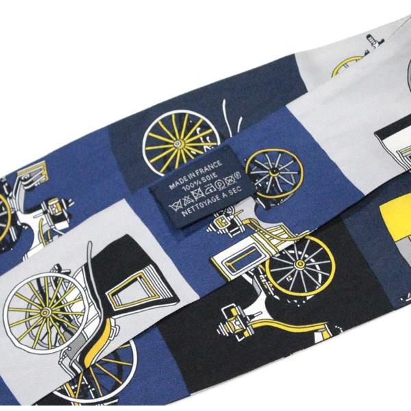 エルメス HERMES ツイリー スカーフ Voitures Exquises 精巧な