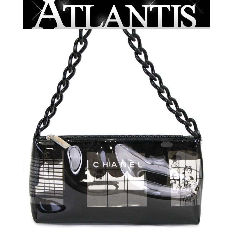 シャネル CHANEL ウィンドウライン プラチェーン ショルダーバッグ  