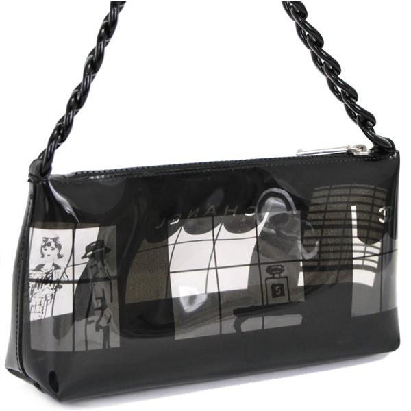 シャネル CHANEL ウィンドウライン プラチェーン ショルダーバッグ  