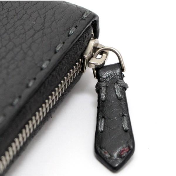 フェンディ FENDI セレリア ラウンドファスナー 長財布 レザー