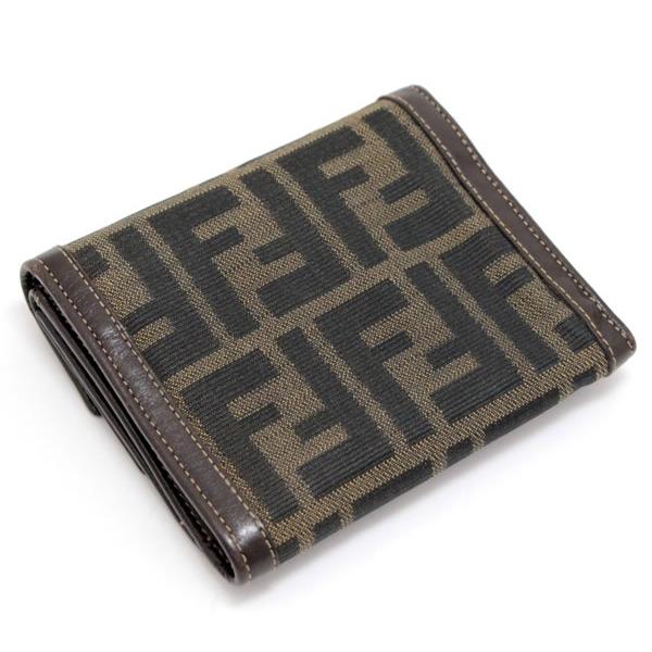Fendi 三つ折り財布 ズッカ柄 フェンディ FENDI 三つ折り財布 ズッカ柄 ヴィンテージ