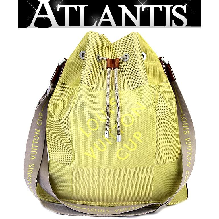 ルイヴィトン LOUIS VUITTON ヴィトンカップ 巾着 ショルダーバッグ