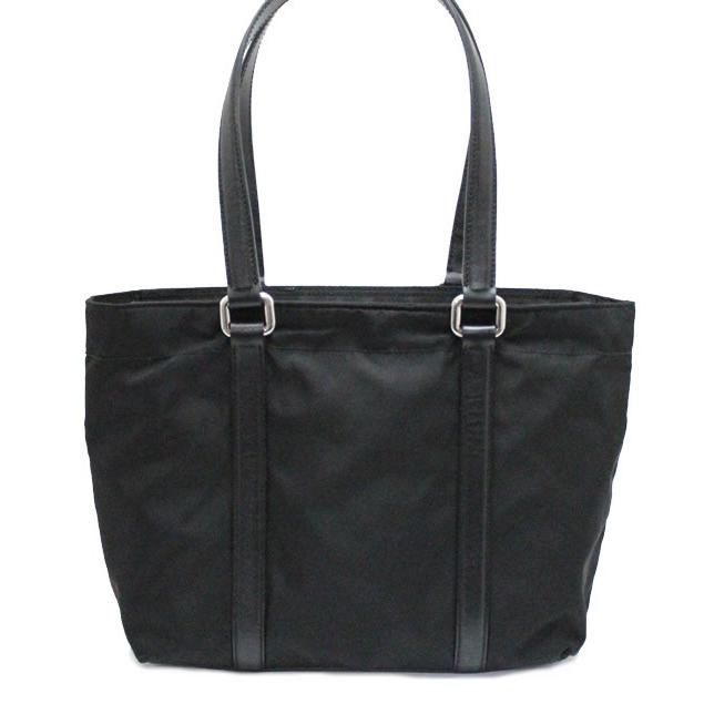 プラダ PRADA トートバッグ 三角ロゴ ナイロン 黒 【65395