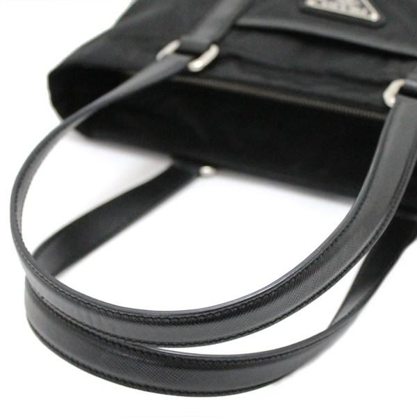 プラダ PRADA トートバッグ 三角ロゴ ナイロン 黒 【65395