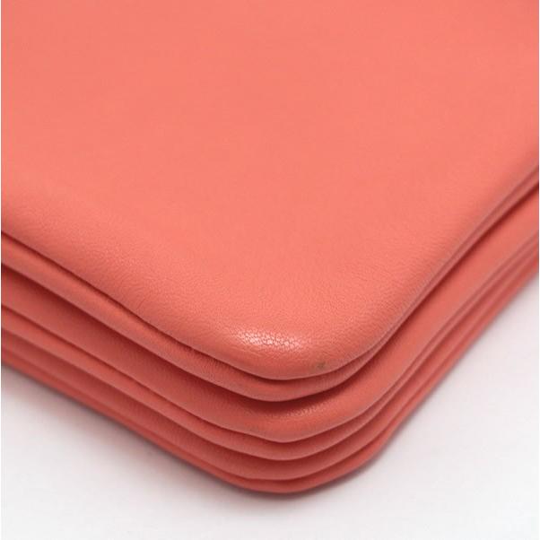 セリーヌ CELINE トリオ ショルダーバッグ スモール ラムスキン コーラルピンク 【65415】 |  | 02