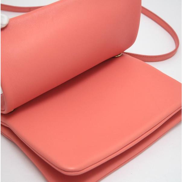 セリーヌ CELINE トリオ ショルダーバッグ スモール ラムスキン コーラルピンク 【65415】 |  | 04