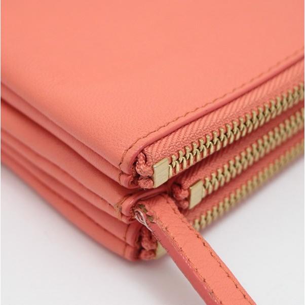 セリーヌ CELINE トリオ ショルダーバッグ スモール ラムスキン コーラルピンク 【65415】 |  | 06