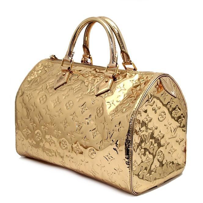 【希少】限定品　ルイヴィトン　ミロワール　ケース　ハート型　ゴールド ルイヴィトン Louis Vuitton ミロワール スピーディ30 ハンドバッグ