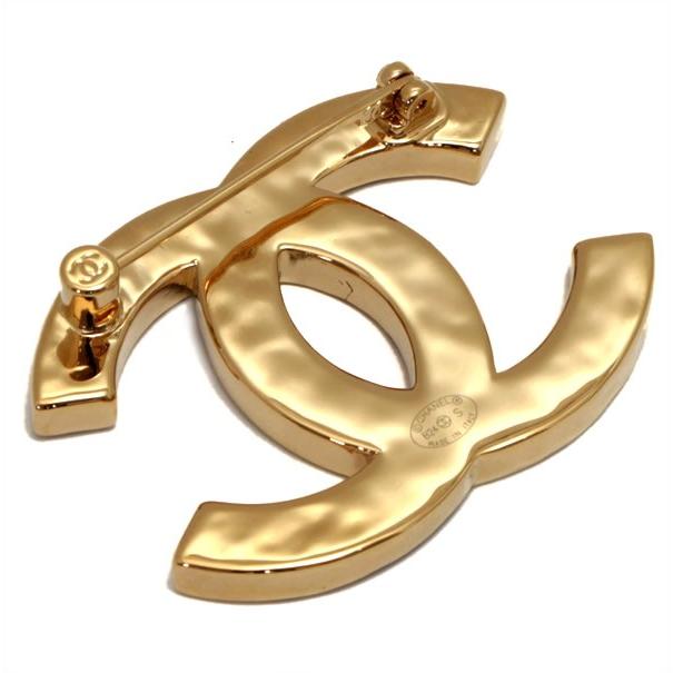 極美品 シャネル CHANEL ココマーク ブローチ 黒×ゴールド B24 S 極美品 シャネル CHANEL ココマーク ブローチ 黒×ゴールド B24 S
