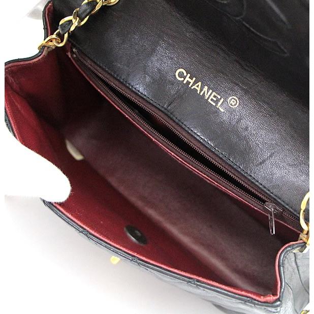 シャネル CHANEL ヴィンテージ マトラッセ シングルフラップ チェーン