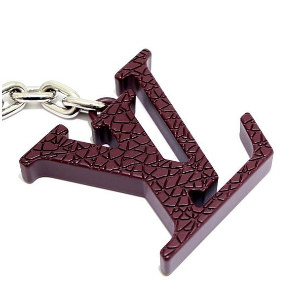 【極美品】LOUIS VUITTON キーホルダーチャーム 美品 ルイヴィトン LOUIS VUITTON ポルト クレ・イニシャルLV
