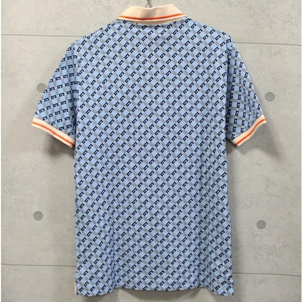 極美品 グッチ GUCCI Gモチーフ ポロシャツ 23SS コットン ライト