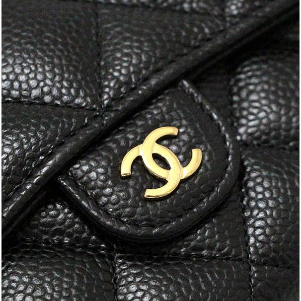 シャネル CHANEL クラシックロングフラップウォレット マトラッセ 長