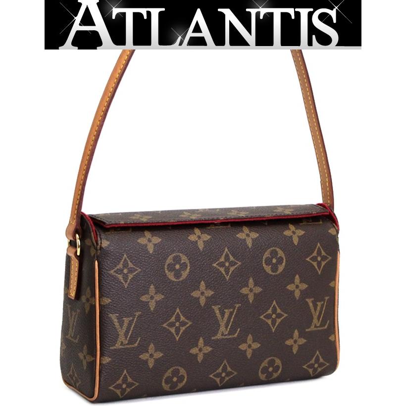 ルイヴィトン Louis Vuitton レシタル ショルダーバッグ ハンドバッグ ポーチ モノグラム M51900 【65858