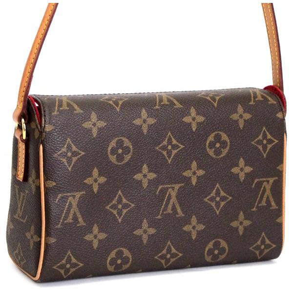 ルイヴィトン Louis Vuitton レシタル ショルダーバッグ ハンドバッグ ポーチ モノグラム M51900 【65858