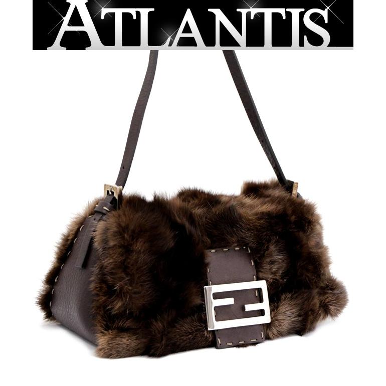 鑑定済み✨ FENDI フェンディ マンマバケット セレリア ハンドバッグ フェンディ FENDI セレリア ミンク マンマバケット ハンドバッグ