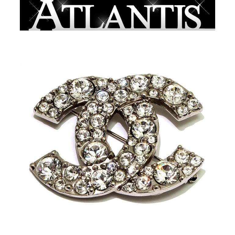 シャネル CHANEL キラキラココマーク ラインストン ブローチココ