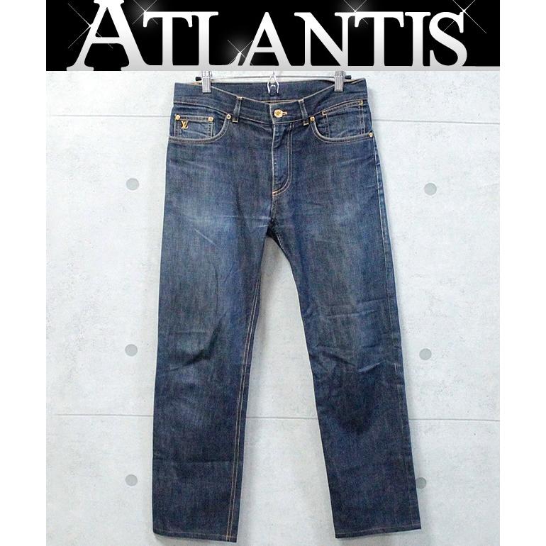 美品 ルイヴィトン Louis Vuitton ストレートデニム パンツ size:38