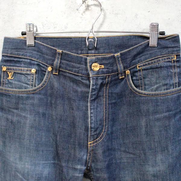 美品 ルイヴィトン Louis Vuitton ストレートデニム パンツ size:38 