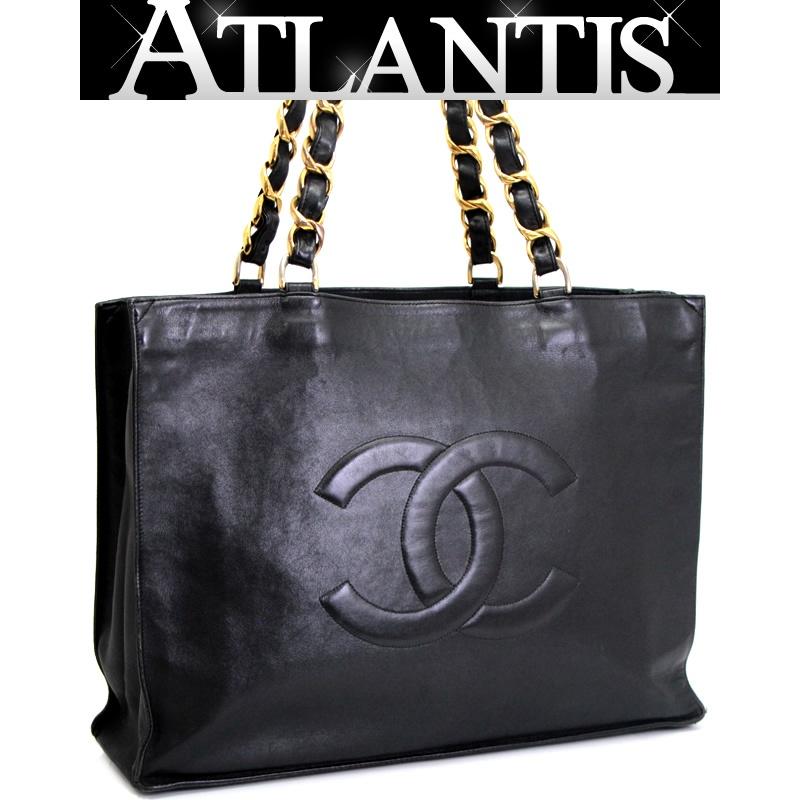シャネル CHANEL ヴィンテージ デカココマーク チェーン トート シャネル CHANEL ヴィンテージ デカココマーク チェーン トート