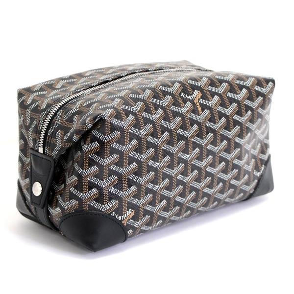 美品 GOYARD ゴヤール ヘリンボーン柄 ボウリング25 ポーチ セカンド  