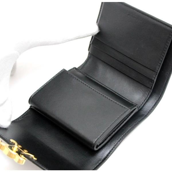セリーヌ 三つ折り財布 美品 CELINE（セリーヌ） 三つ折り財布 16 Small Tri-Fold Wallet スモール