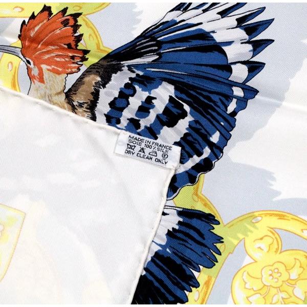 美品 エルメス HERMES カレ90 OISEAUX DE L'INDE ET L'HIMALAYA インド