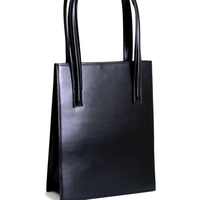 カルティエ Cartier パンテール トートバッグ 黒 レザー 【66323