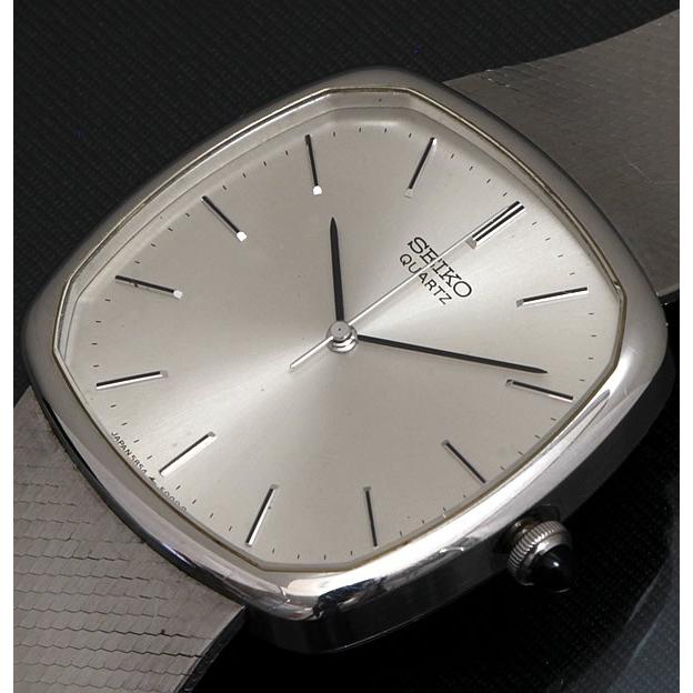 SEIKO ヴィンテージ スクエア文字盤 腕時計 メンズ SS 5854-5000 SEIKO ヴィンテージ スクエア文字盤 腕時計 メンズ SS 5854-5000