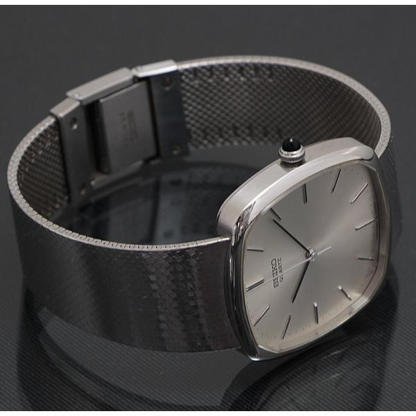 SEIKO ヴィンテージ スクエア文字盤 腕時計 メンズ SS 5854-5000 SEIKO ヴィンテージ スクエア文字盤 腕時計 メンズ SS 5854-5000