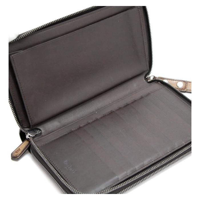 ベルルッティ Berluti タリ スクリットレザー ロングジップウォレット