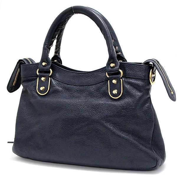 バレンシアガ BALENCIAGA メタリック エッジシティ ハンドバッグ 