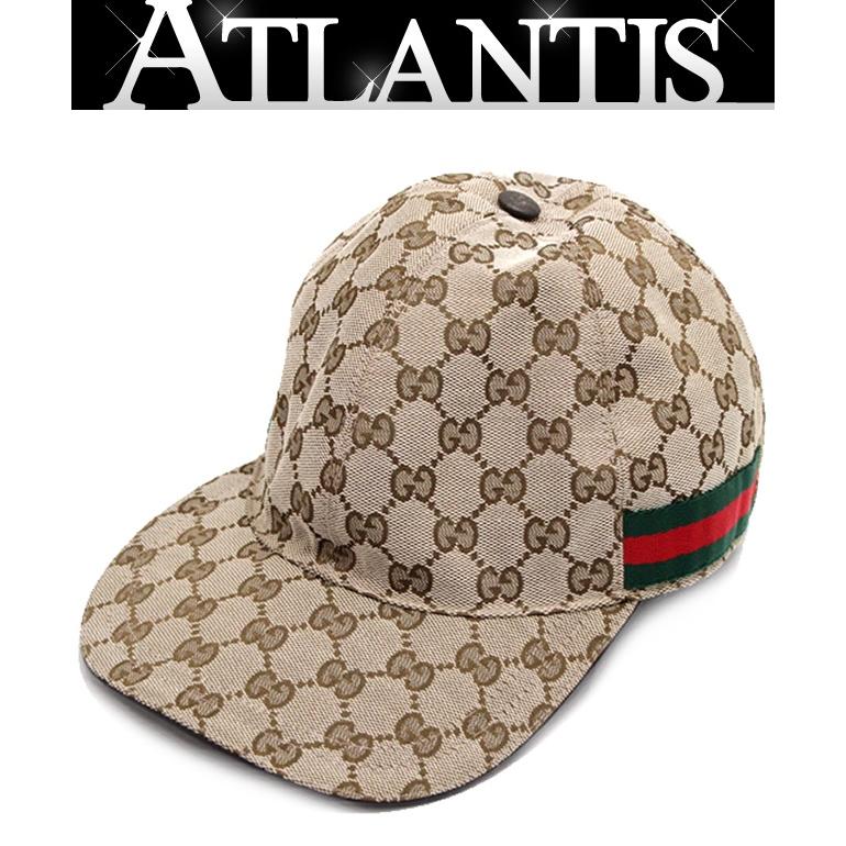グッチ GUCCI ベースボールキャップ GG柄 シェリーライン グッチ GUCCI ベースボールキャップ GG柄 シェリーライン