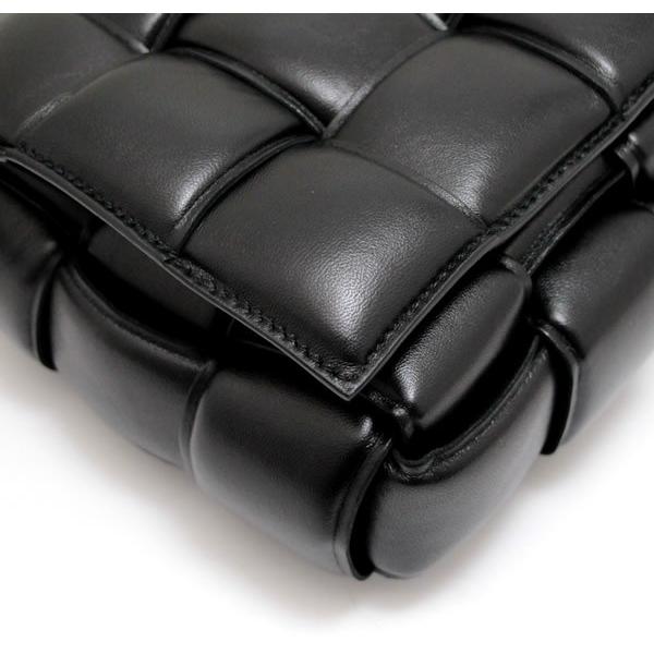 Bottega Veneta 22年 イントレチャート パデット ナイロン ダウンベスト 699579 ブラウン S (203634