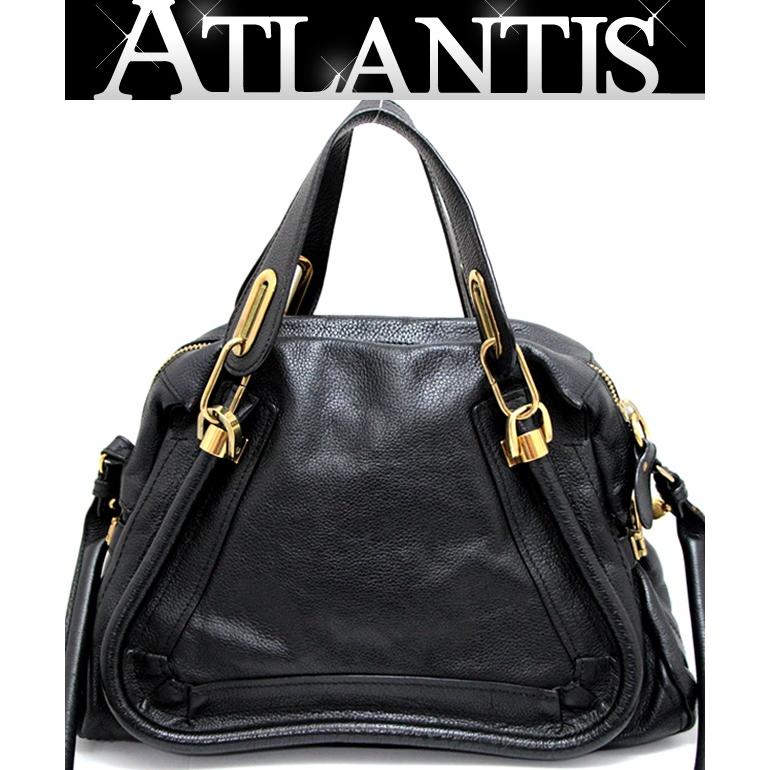 ◇極美品◇クロエ　パラティ　2wayショルダーバッグ　ブラック　ミディアム Chloe（クロエ） 【並行輸入品】 CHLOE 2WAYバッグ PARATY パラティ24