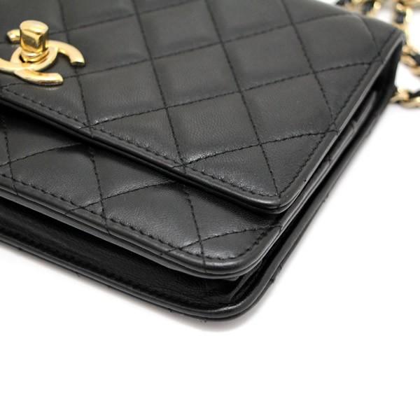 シャネル CHANEL マトラッセ トレンディ CC チェーンウォレット ラム